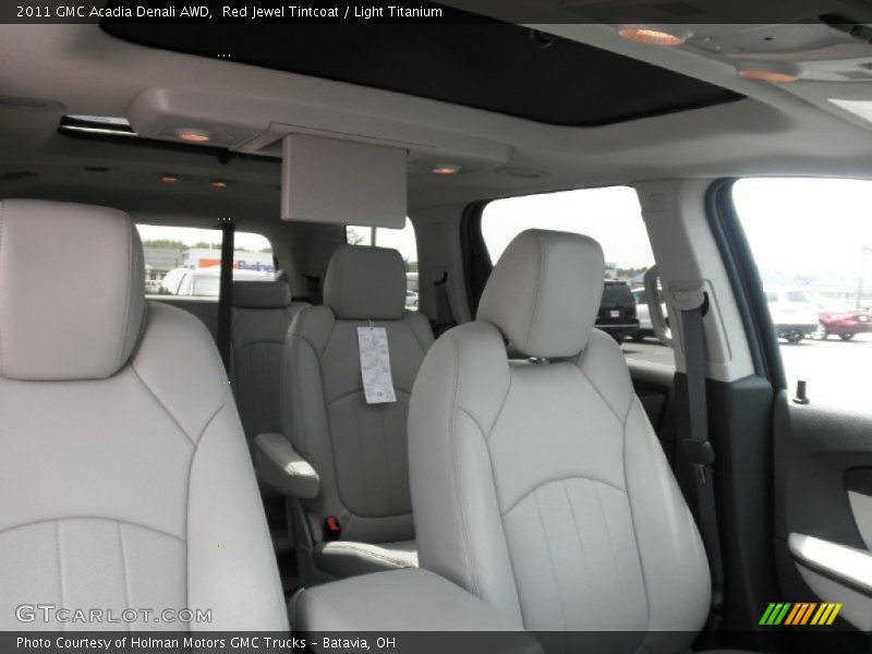 Red Jewel Tintcoat / Light Titanium 2011 GMC Acadia Denali AWD
