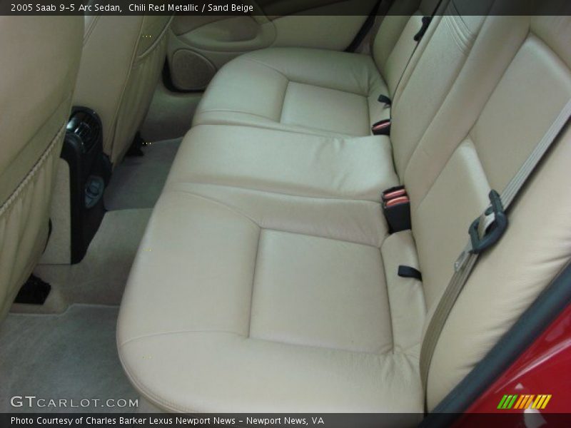 Chili Red Metallic / Sand Beige 2005 Saab 9-5 Arc Sedan