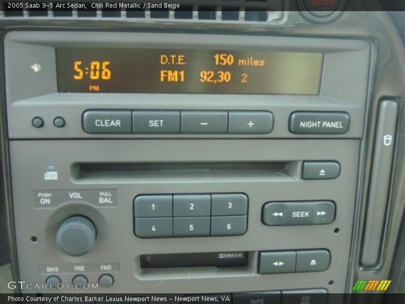 Chili Red Metallic / Sand Beige 2005 Saab 9-5 Arc Sedan