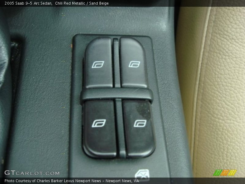 Chili Red Metallic / Sand Beige 2005 Saab 9-5 Arc Sedan