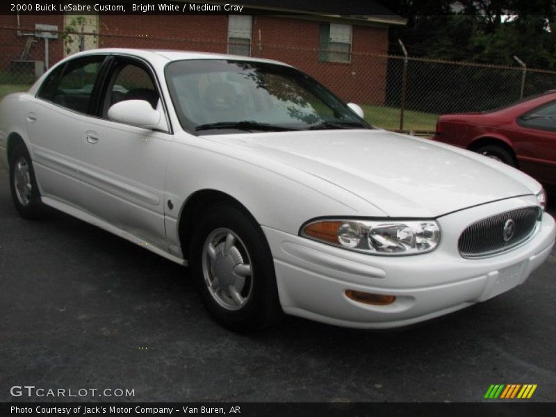 Bright White / Medium Gray 2000 Buick LeSabre Custom