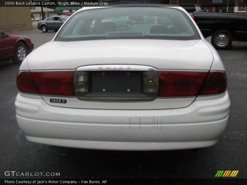 Bright White / Medium Gray 2000 Buick LeSabre Custom