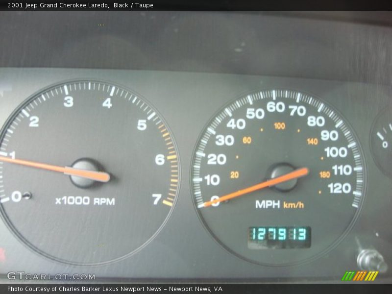 Black / Taupe 2001 Jeep Grand Cherokee Laredo