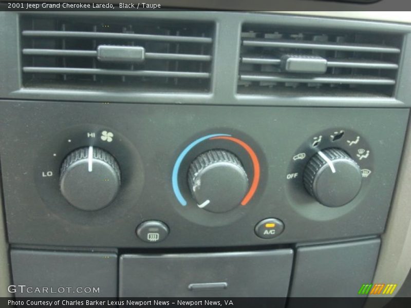 Black / Taupe 2001 Jeep Grand Cherokee Laredo