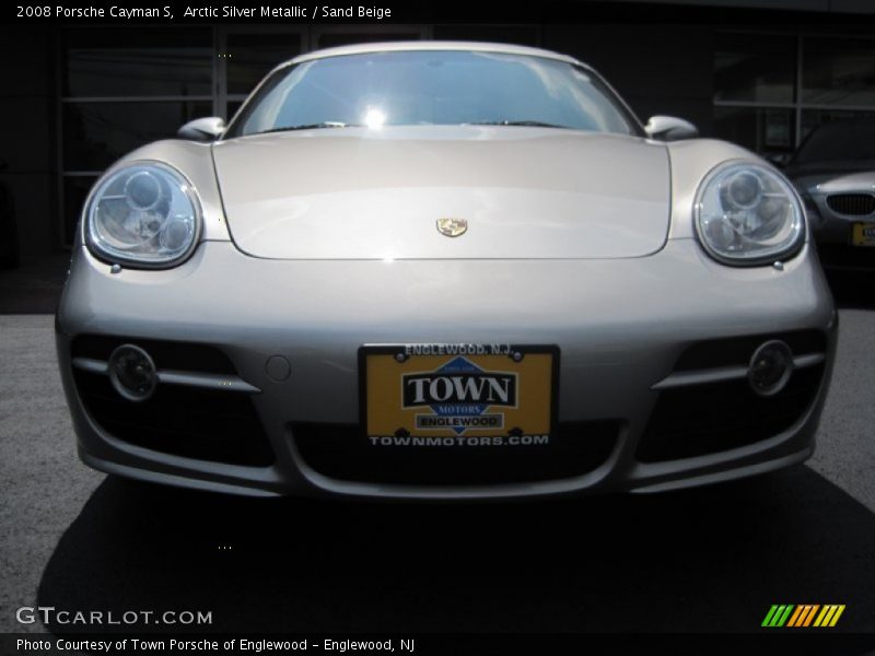 Arctic Silver Metallic / Sand Beige 2008 Porsche Cayman S