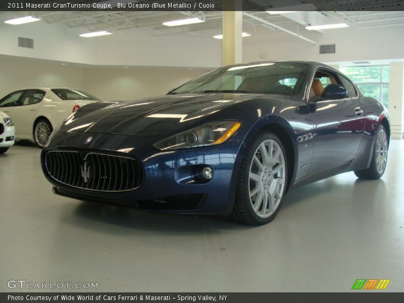 Blu Oceano (Blue Metallic) / Cuoio 2011 Maserati GranTurismo Coupe