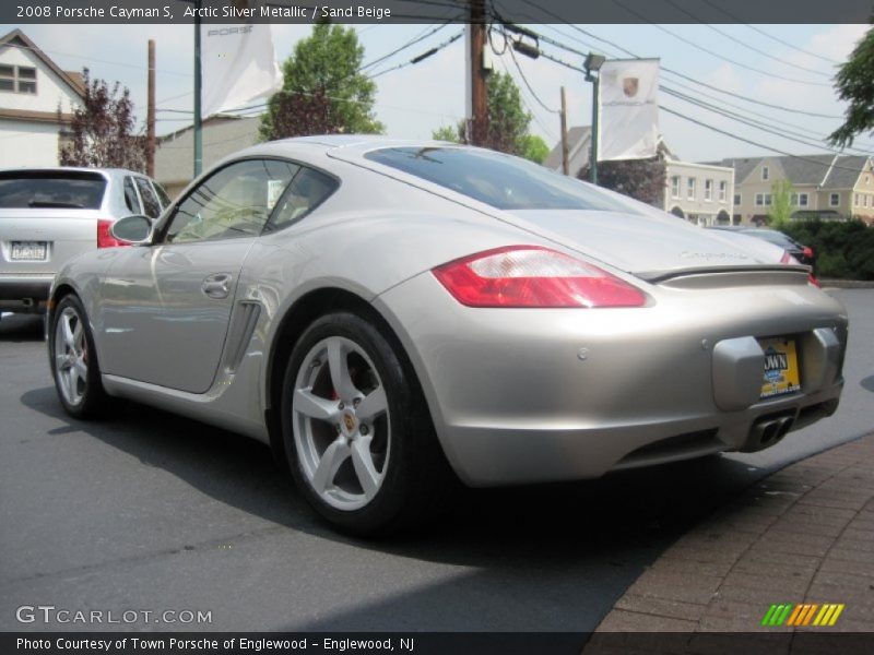 Arctic Silver Metallic / Sand Beige 2008 Porsche Cayman S