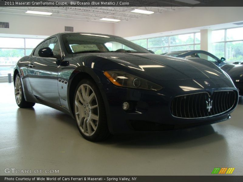 Blu Oceano (Blue Metallic) / Cuoio 2011 Maserati GranTurismo Coupe