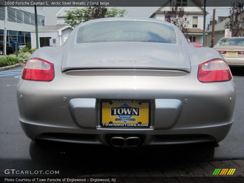 Arctic Silver Metallic / Sand Beige 2008 Porsche Cayman S