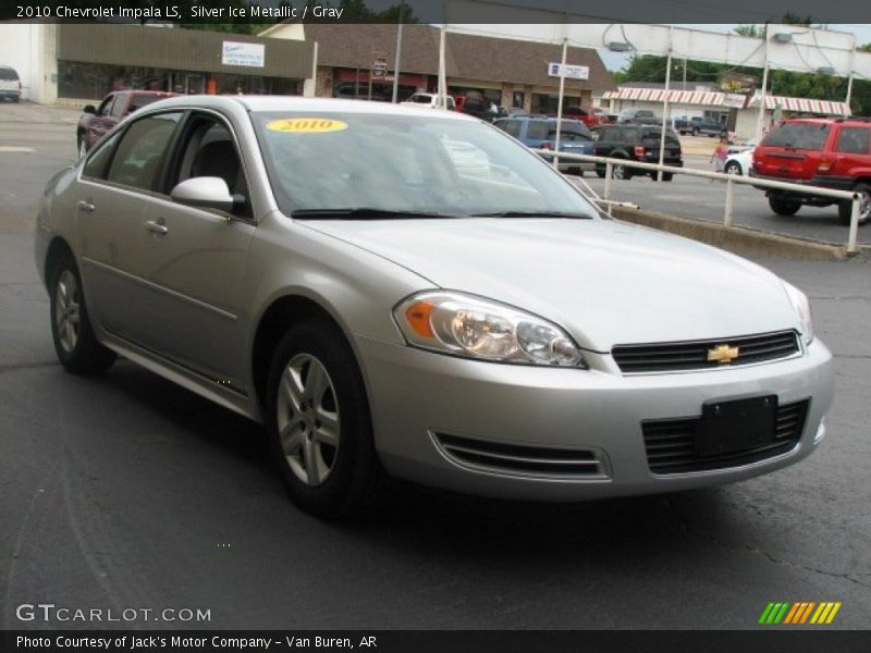 Silver Ice Metallic / Gray 2010 Chevrolet Impala LS