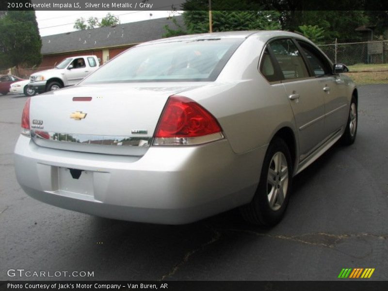 Silver Ice Metallic / Gray 2010 Chevrolet Impala LS