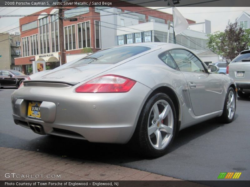 Arctic Silver Metallic / Sand Beige 2008 Porsche Cayman S