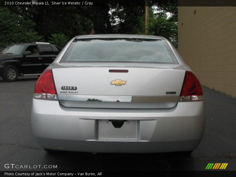 Silver Ice Metallic / Gray 2010 Chevrolet Impala LS