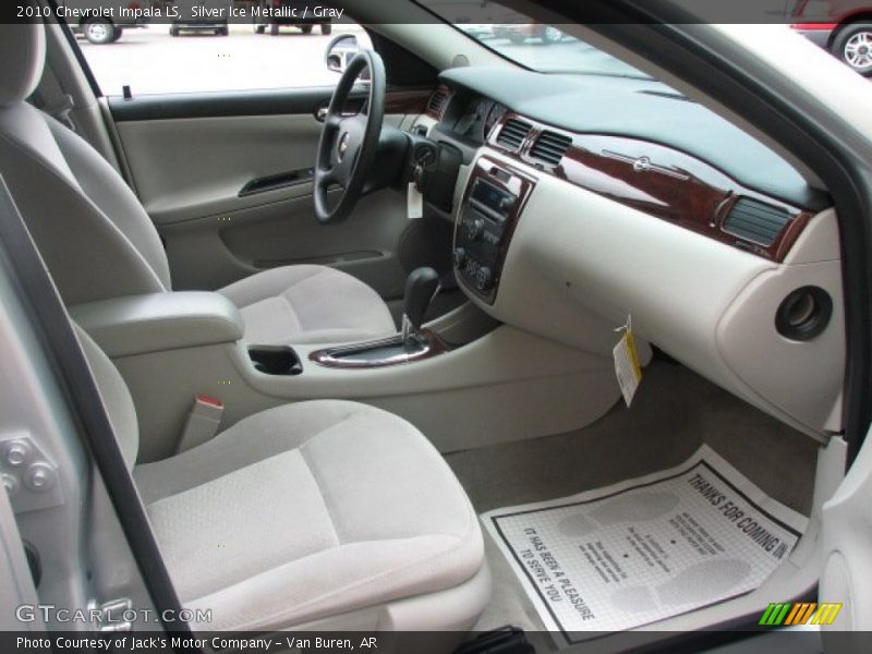 Silver Ice Metallic / Gray 2010 Chevrolet Impala LS