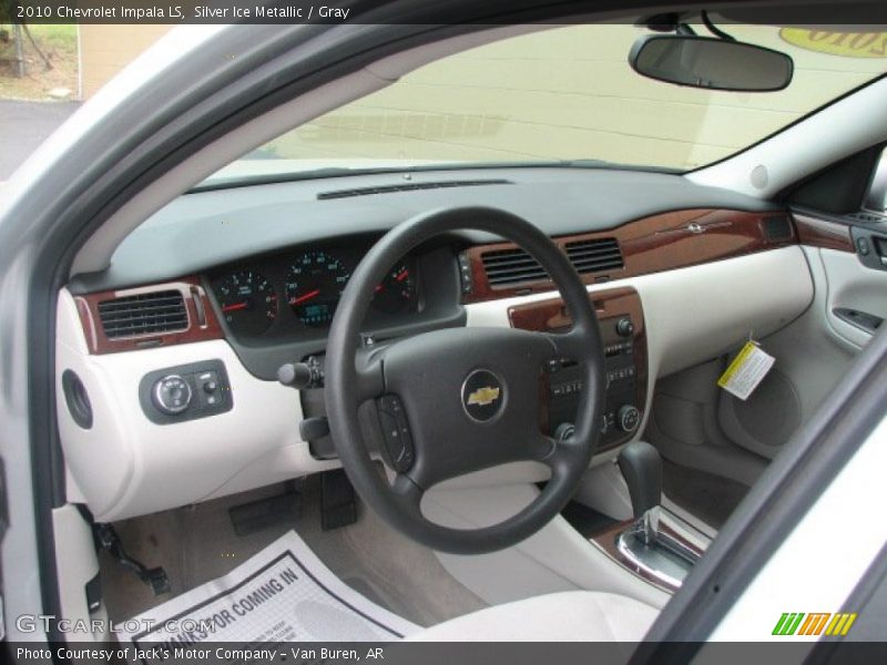 Silver Ice Metallic / Gray 2010 Chevrolet Impala LS