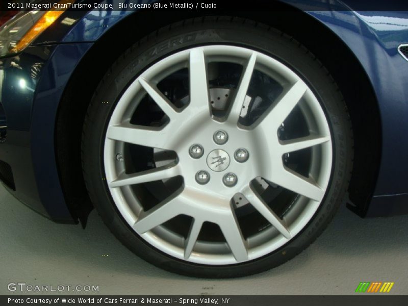 Blu Oceano (Blue Metallic) / Cuoio 2011 Maserati GranTurismo Coupe