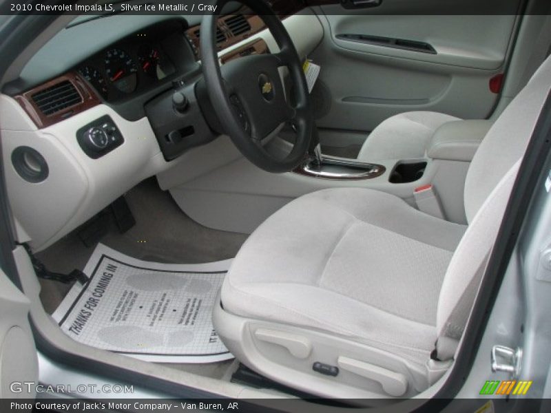 Silver Ice Metallic / Gray 2010 Chevrolet Impala LS