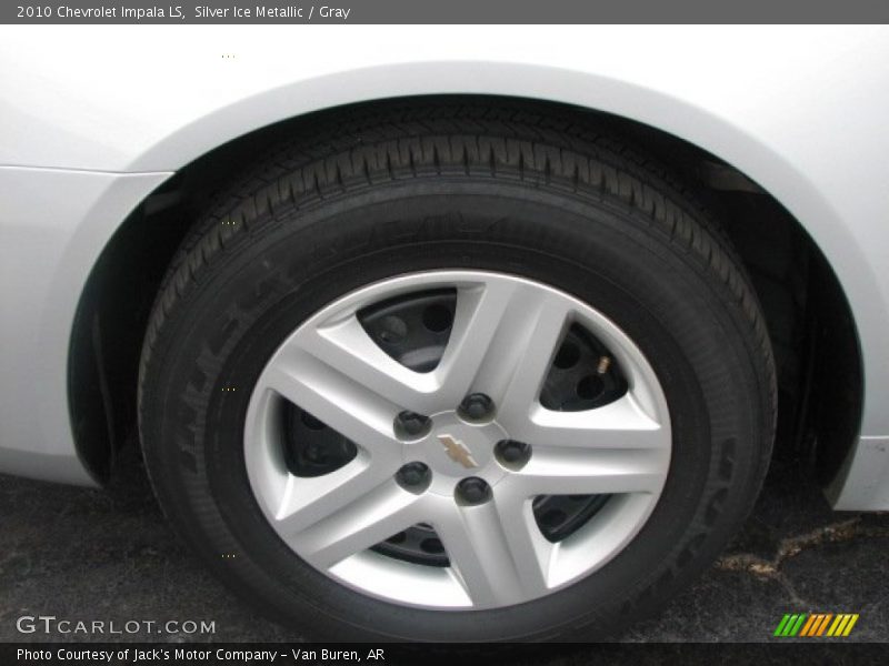 Silver Ice Metallic / Gray 2010 Chevrolet Impala LS