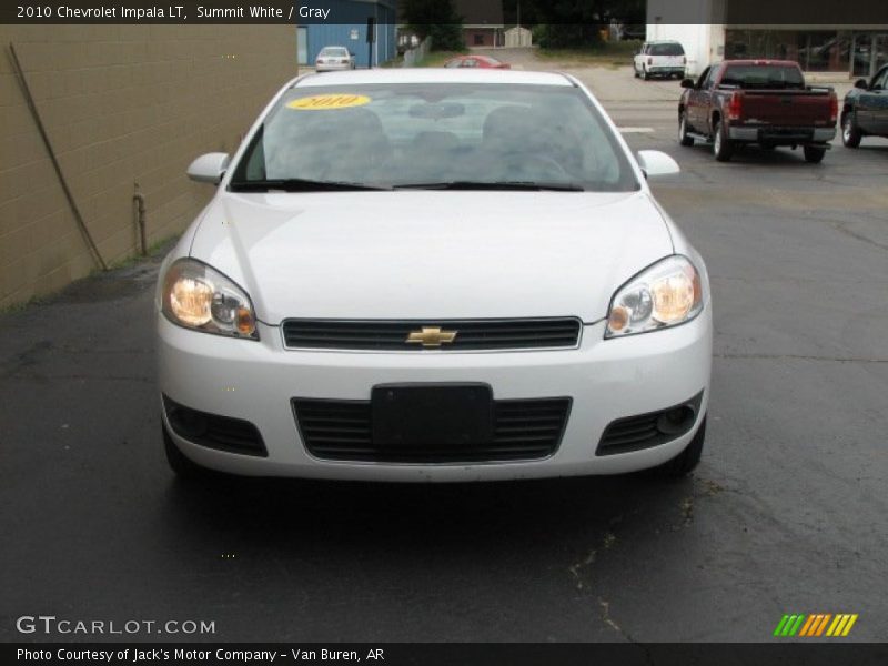 Summit White / Gray 2010 Chevrolet Impala LT