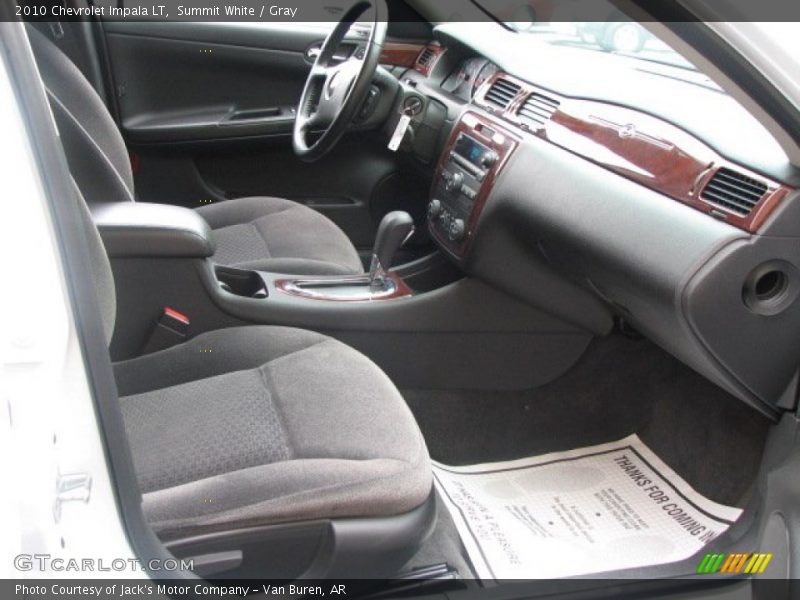 Summit White / Gray 2010 Chevrolet Impala LT