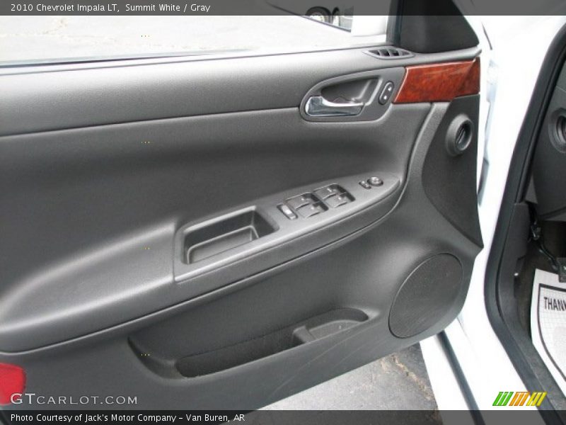 Summit White / Gray 2010 Chevrolet Impala LT