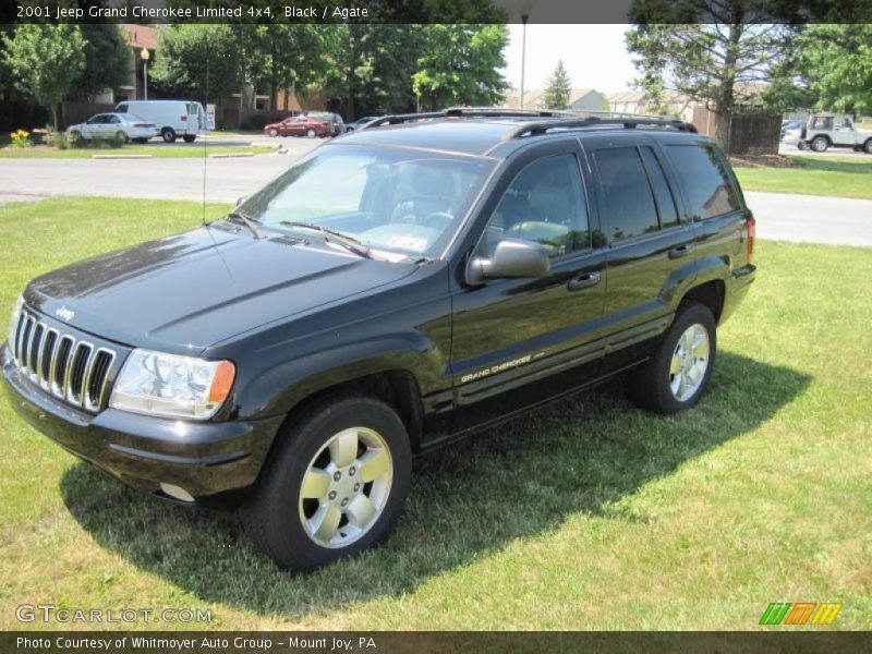 Black / Agate 2001 Jeep Grand Cherokee Limited 4x4