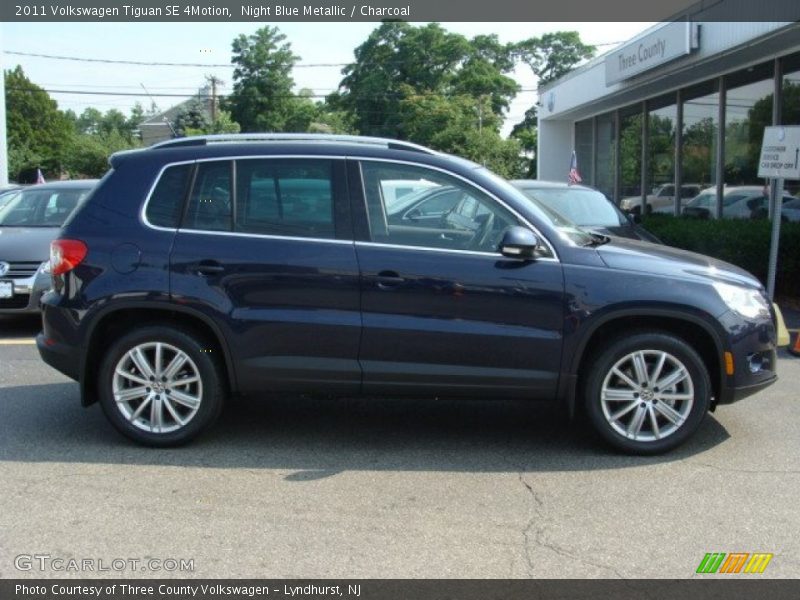 Night Blue Metallic / Charcoal 2011 Volkswagen Tiguan SE 4Motion