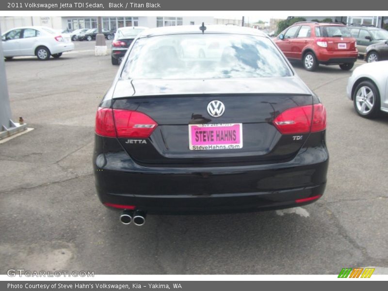 Black / Titan Black 2011 Volkswagen Jetta TDI Sedan