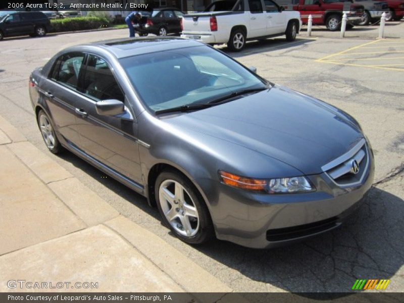 Anthracite Metallic / Ebony 2006 Acura TL 3.2