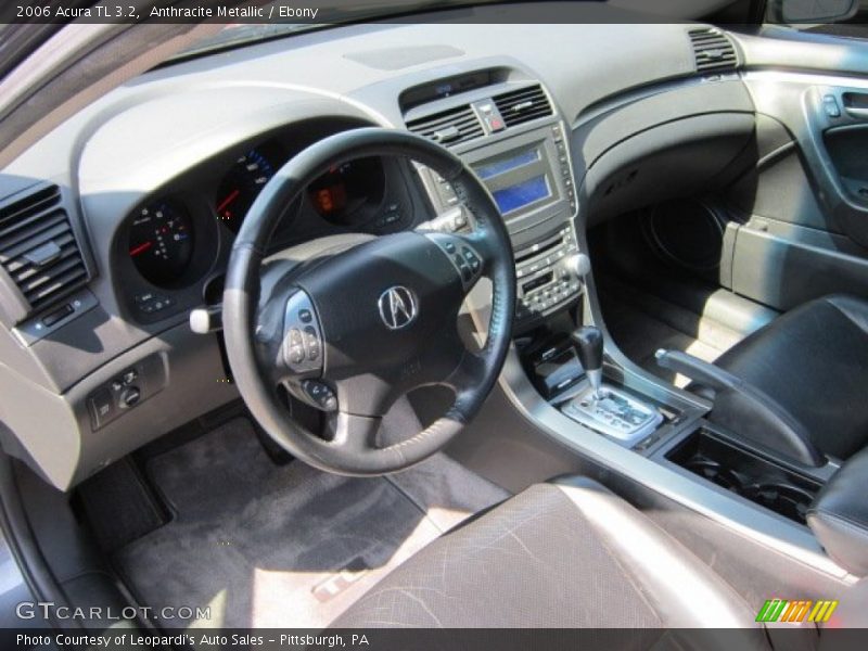 Anthracite Metallic / Ebony 2006 Acura TL 3.2