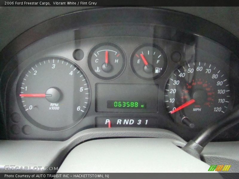 2006 Freestar Cargo Cargo Gauges