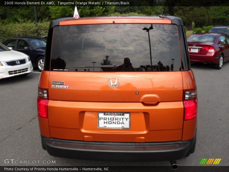 Tangerine Orange Metallic / Titanium/Black 2008 Honda Element EX AWD