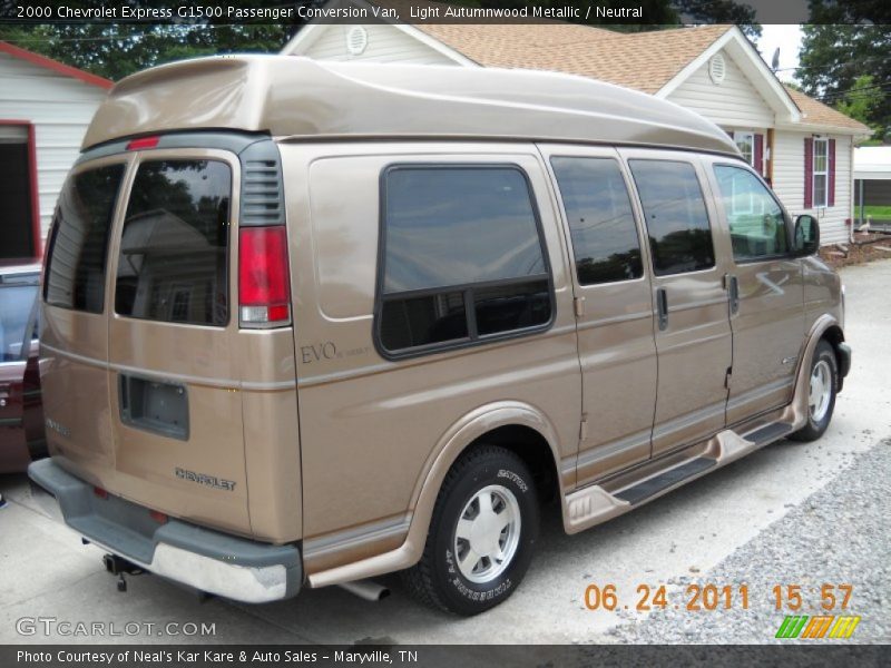  2000 Express G1500 Passenger Conversion Van Light Autumnwood Metallic