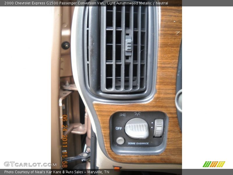 Light Autumnwood Metallic / Neutral 2000 Chevrolet Express G1500 Passenger Conversion Van