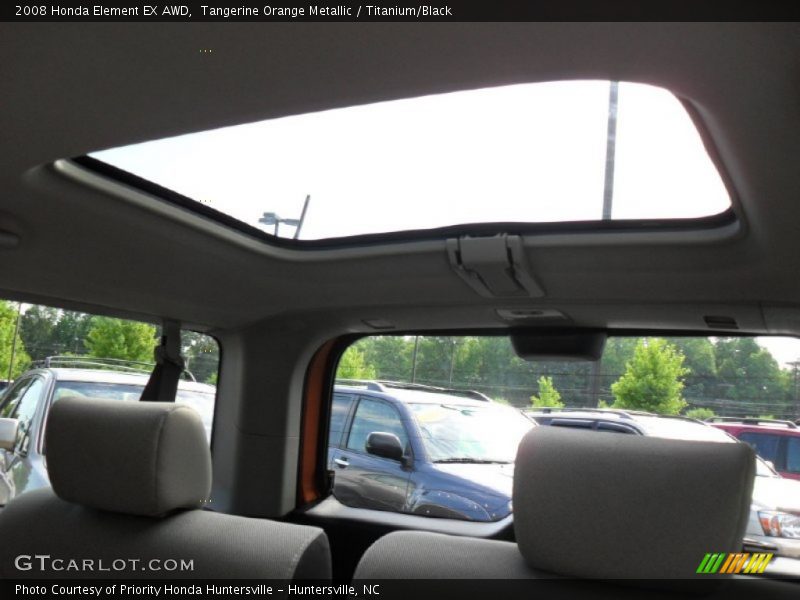 Tangerine Orange Metallic / Titanium/Black 2008 Honda Element EX AWD