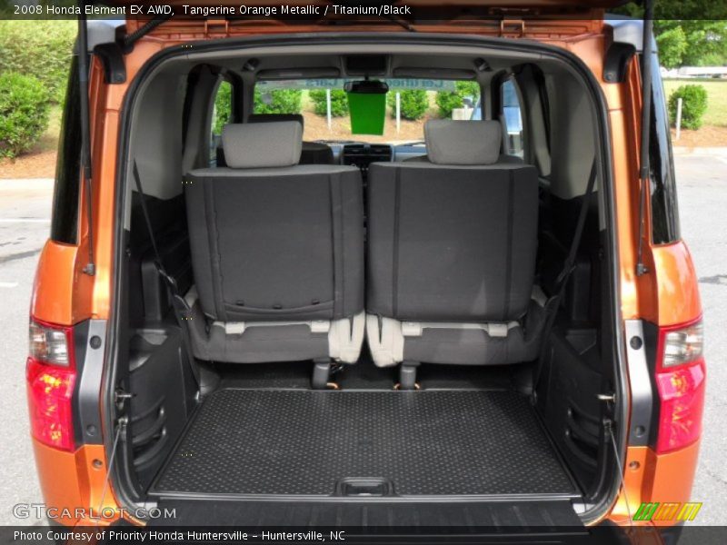 Tangerine Orange Metallic / Titanium/Black 2008 Honda Element EX AWD