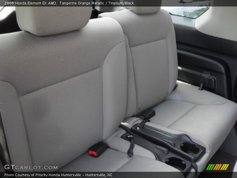 Tangerine Orange Metallic / Titanium/Black 2008 Honda Element EX AWD