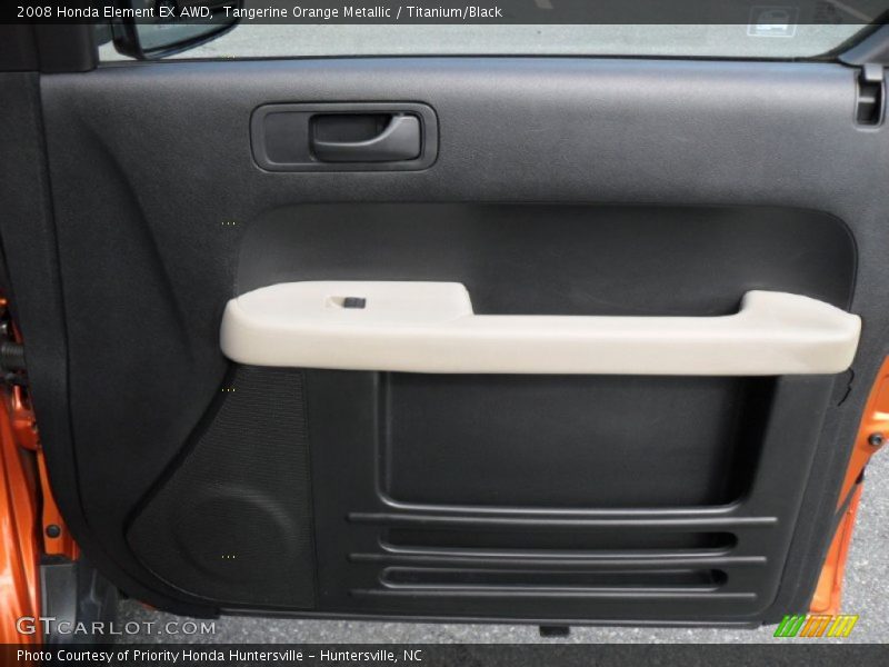 Tangerine Orange Metallic / Titanium/Black 2008 Honda Element EX AWD