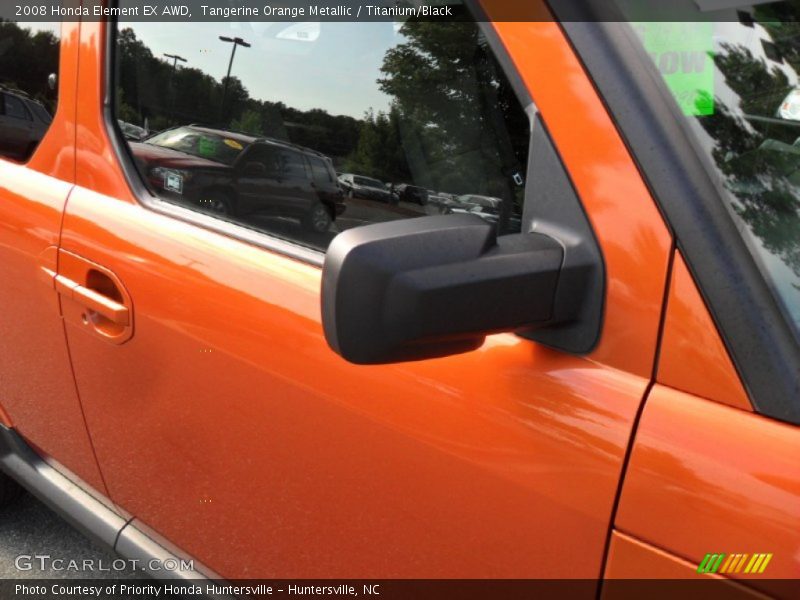 Tangerine Orange Metallic / Titanium/Black 2008 Honda Element EX AWD