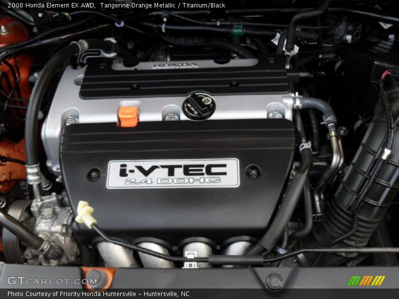 Tangerine Orange Metallic / Titanium/Black 2008 Honda Element EX AWD