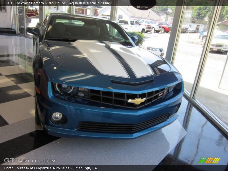 Aqua Blue Metallic / Black 2010 Chevrolet Camaro SS/RS Coupe