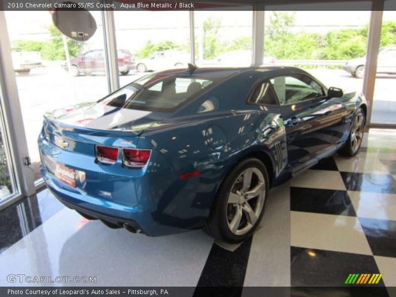 Aqua Blue Metallic / Black 2010 Chevrolet Camaro SS/RS Coupe