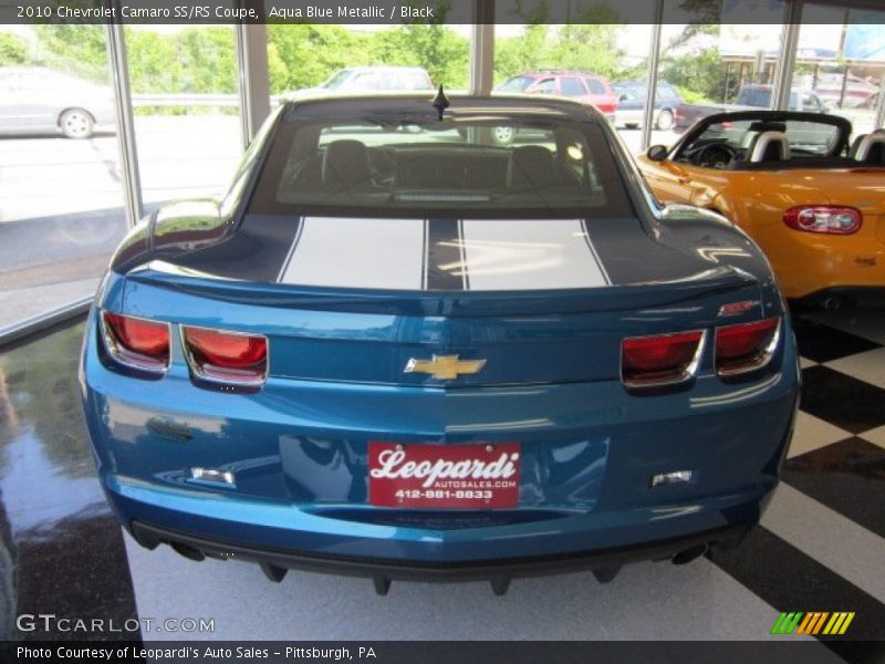Aqua Blue Metallic / Black 2010 Chevrolet Camaro SS/RS Coupe