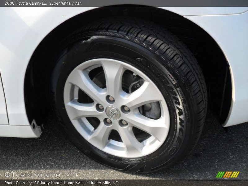 Super White / Ash 2008 Toyota Camry LE