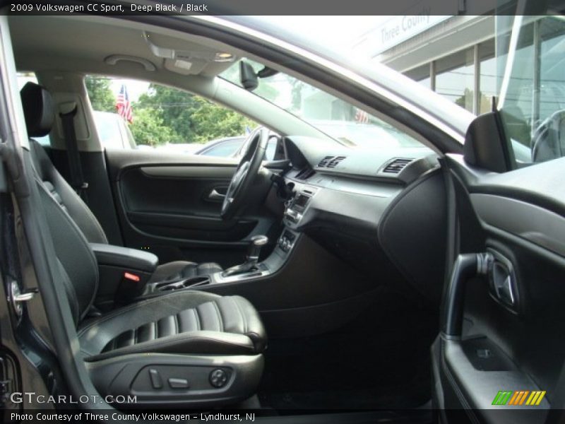 Deep Black / Black 2009 Volkswagen CC Sport