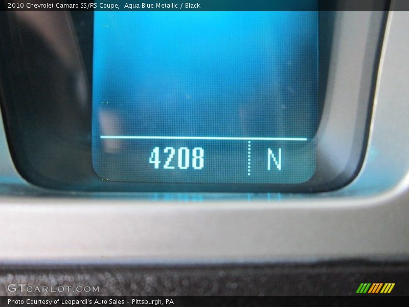 Aqua Blue Metallic / Black 2010 Chevrolet Camaro SS/RS Coupe