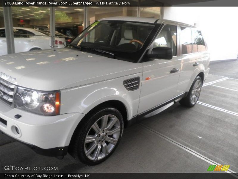 Alaska White / Ivory 2008 Land Rover Range Rover Sport Supercharged