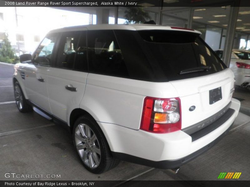 Alaska White / Ivory 2008 Land Rover Range Rover Sport Supercharged