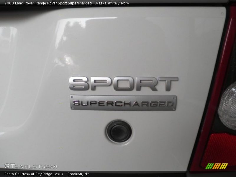 Alaska White / Ivory 2008 Land Rover Range Rover Sport Supercharged