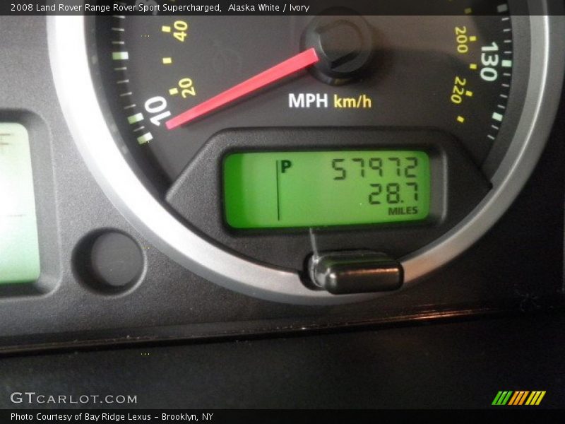 Alaska White / Ivory 2008 Land Rover Range Rover Sport Supercharged
